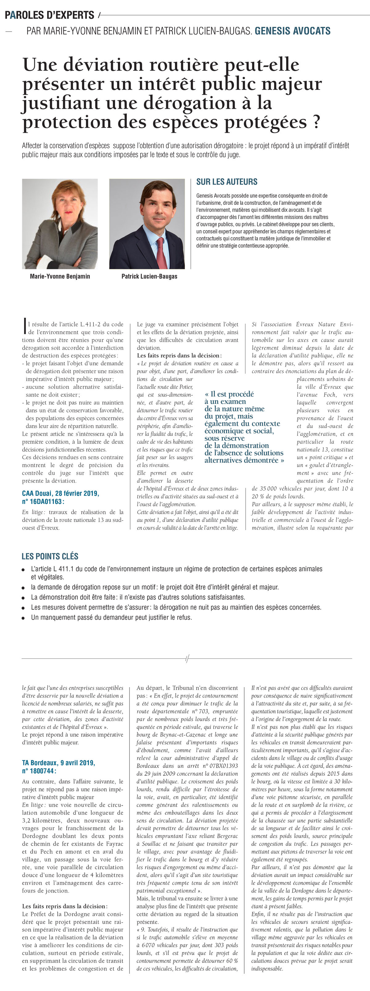 Le nouveau régime de l’autorisation environnementale - Paroles d’experts – Guide Décideurs 2017